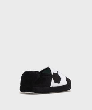 Chaussons moelleux forme ballon de football garçon vue4 - GEMO 4G GARCON - GEMO