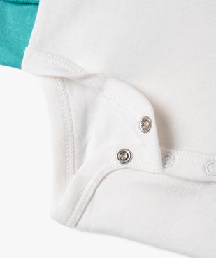 Bodies sans manches avec motifs de la jungle bébé fille (lot de 3) vue3 - GEMO 4G BEBE - GEMO