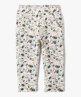 Pantalon imprimé en maille intérieur chaud bébé fille - LuluCastagnette vue1 - LULUCASTAGNETTE - GEMO