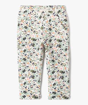 Pantalon imprimé en maille intérieur chaud bébé fille - LuluCastagnette vue1 - LULUCASTAGNETTE - GEMO