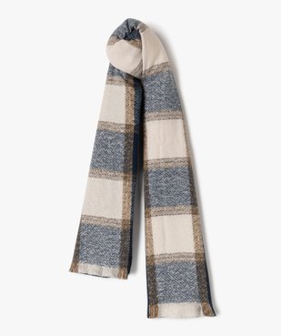 Écharpe motif tartan avec fil métallisé femme - LuluCastagnette vue1 - LULUCASTAGNETTE - GEMO