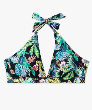 Haut de maillot de bain femme grande taille forme triangle vue5 - GEMO 4G FEMME - GEMO