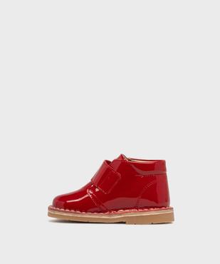 Chaussures montantes vernies à scratch bébé fille - NA! vue3 - NA! - GEMO