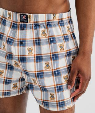 Caleçon en coton à ceinture élastique homme - LuluCastagnette (lot de 2) vue4 - LULUCASTAGNETTE - GEMO