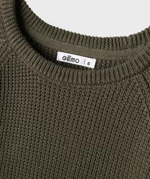 Pull en maille garçon vue2 - GEMO (ENFANT) - GEMO