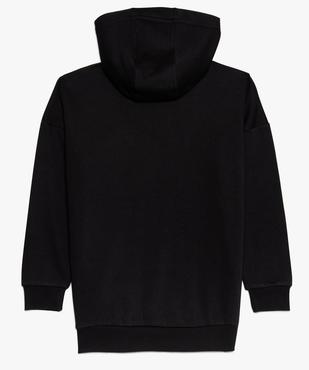 Sweat fille à capuche avec large motif à sequins vue2 - GEMO (JUNIOR) - GEMO