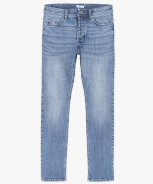 Jean coupe Regular coloris délavé homme vue4 - GEMO 4G HOMME - GEMO