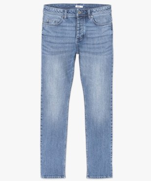 Jean homme coupe regular coloris délavé vue4 - GEMO 4G HOMME - GEMO