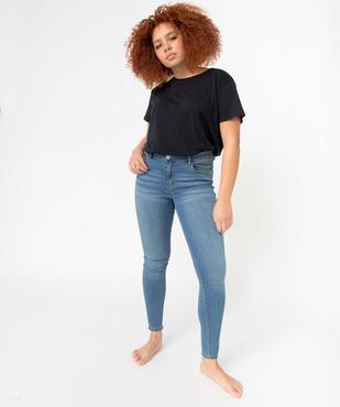 Jean femme coupe slim très extensible vue2 - GEMO 4G FEMME - GEMO