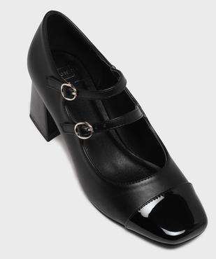 Escarpins à bout carré et talon haut vernis femme vue5 - FOLLOW ME - GEMO