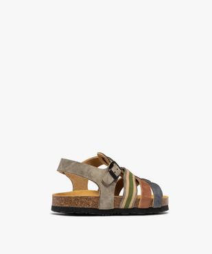 Sandales multibrides à semelle intérieure cuir ergonomique garçon vue4 - BUGGY GEMO FOR GOOD - GEMO