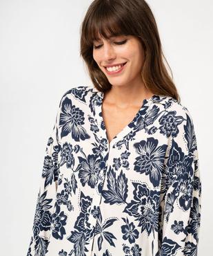 Chemise à motifs femme vue3 - GEMO(FEMME PAP) - GEMO