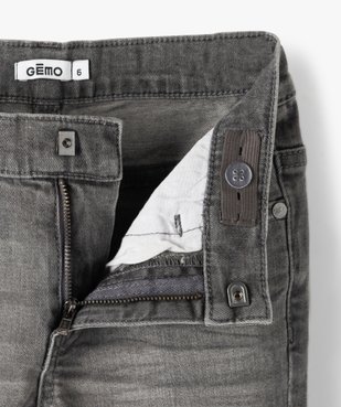 Jean garçon coupe slim 5 poches vue5 - GEMO 4G GARCON - GEMO