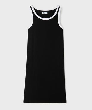 Robe débardeur en maille côtelée fille vue3 - GEMO 4G FILLE - GEMO