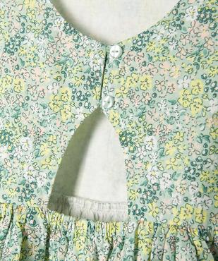 Robe sans manches à motifs fleuris fille vue3 - GEMO (ENFANT) - GEMO