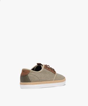 Baskets en toile avec semelle de corde homme vue5 - URBAN STEPS - GEMO