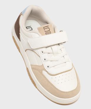 Baskets à lacets élastiques et scratch garçon - 5 Miles vue5 - 5 MILES - GEMO