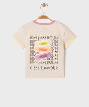 Tee-shirt manches courtes imprimé dans le dos bébé - Gémo x Maëva vue5 - GEMO 4G BEBE - GEMO