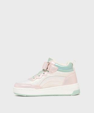 Baskets montantes pailletées et irisées fille vue3 - LOVELY WINGS - GEMO