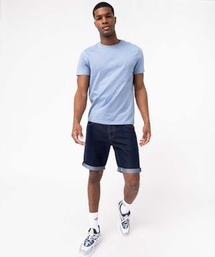 Bermuda en jean homme fin et souple vue5 - GEMO 4G HOMME - GEMO