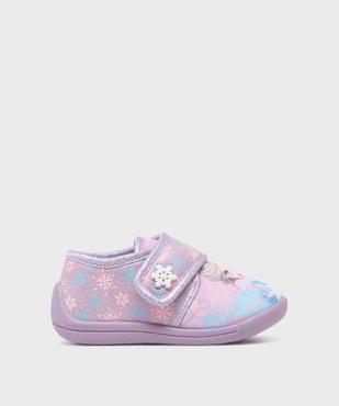 Chaussons à scratch imprimé fille - La Reine des Neiges vue1 - REINE DES NEIGE - GEMO