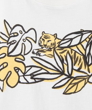 Tee-shirt à manches courtes avec motif jungle garçon vue2 - GEMO (ENFANT) - GEMO