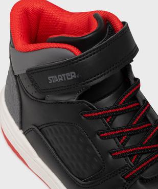 Baskets mid-cut bicolores fermeture scratch garçon - Starter vue6 - STARTER - GEMO