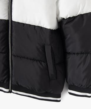 Blouson matelassé à capuche avec doublure polaire garçon vue3 - GEMO 4G GARCON - GEMO