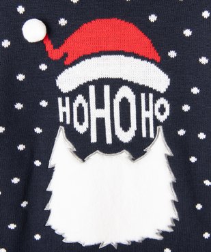 Pull de Noël avec motif peluche garçon vue3 - GEMO (JUNIOR) - GEMO