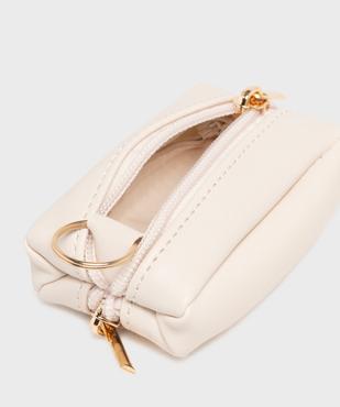 Porte-monnaie à double poche zippé femme vue3 - GEMO (ACCESS) - GEMO