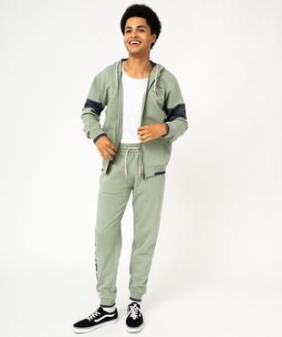 Sweat à capuche zippée en molleton doux homme - Camps United vue5 - CAMPS - GEMO