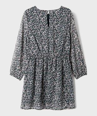 Robe en voile à manches longues fille vue3 - GEMO (ENFANT) - GEMO