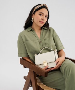 Sac à bandoulière avec fermeture bijou femme vue5 - GEMO (ACCESS) - GEMO
