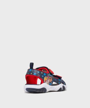 Sandales sport garçon à double scratch imprimées - La Pat'Patrouille vue4 - PAT PATROUILLE - GEMO