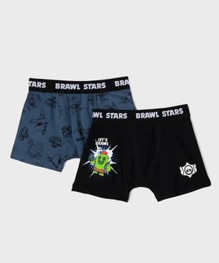 Boxer en coton stretch imprimé garçon - Brawl Stars (lot de 2) vue1 - BRAWL STARS - GEMO