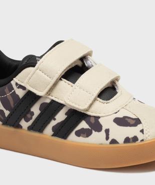 Baskets VL Court 3.0 à motif léopard fille - Adidas vue6 - ADIDAS - GEMO