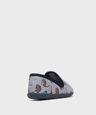 Chaussons pantoufles à motif dinosaures garçon  vue4 - GEMO 4G GARCON - GEMO