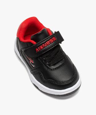 Tennis bébé bicolores à scratch - Airness Salto vue5 - AIRNESS - GEMO