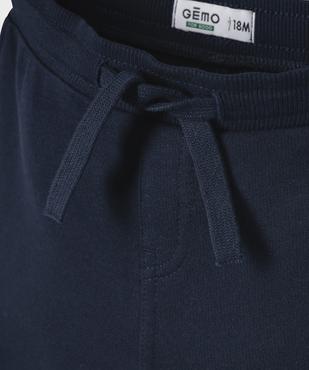 Short en maille avec ceinture ajustable bébé garçon vue2 - GEMO 4G BEBE - GEMO