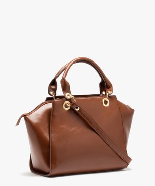 Sac femme avec devant imitation tressage vue2 - GEMO (ACCESS) - GEMO
