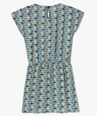 Robe imprimée à épaules macramé vue2 - GEMO (ENFANT) - GEMO