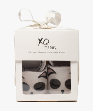 Chaussons de naissance bébé en cuir motifs animaux vue6 - GEMO(BB COUCHE) - GEMO