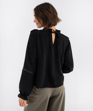 Blouse fluide à volants femme vue3 - GEMO(FEMME PAP) - GEMO