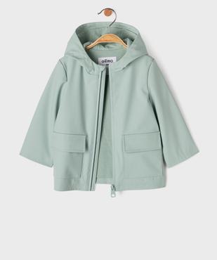 Veste zippée à capuche en matière déperlante bébé garçon - Les Produits Malins vue2 - GEMO(BEBE DEBT) - GEMO