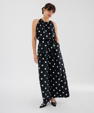 Blouse sans manches en viscose à pois femme vue5 - GEMO 4G FEMME - GEMO