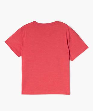 Tee-shirt manches courtes avec motif brodé Arizona garçon vue3 - GEMO (ENFANT) - GEMO