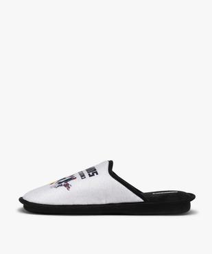 Chaussons enfant mules en velours imprimé - Minecraft vue3 - MINECRAFT - GEMO