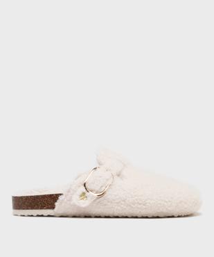 Sabots d’intérieur en sherpa avec boucle femme - LuluCastagnette vue1 - LULUCASTAGNETTE - GEMO
