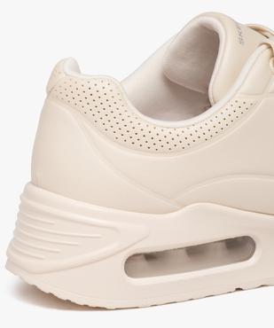 Baskets femme unies running avec semelle à bulle d'air - Skechers vue6 - SKECHERS - GEMO