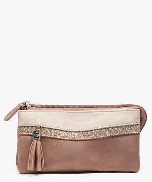 Pochette avec paillettes et pompon vue1 - GEMO (ACCESS) - GEMO